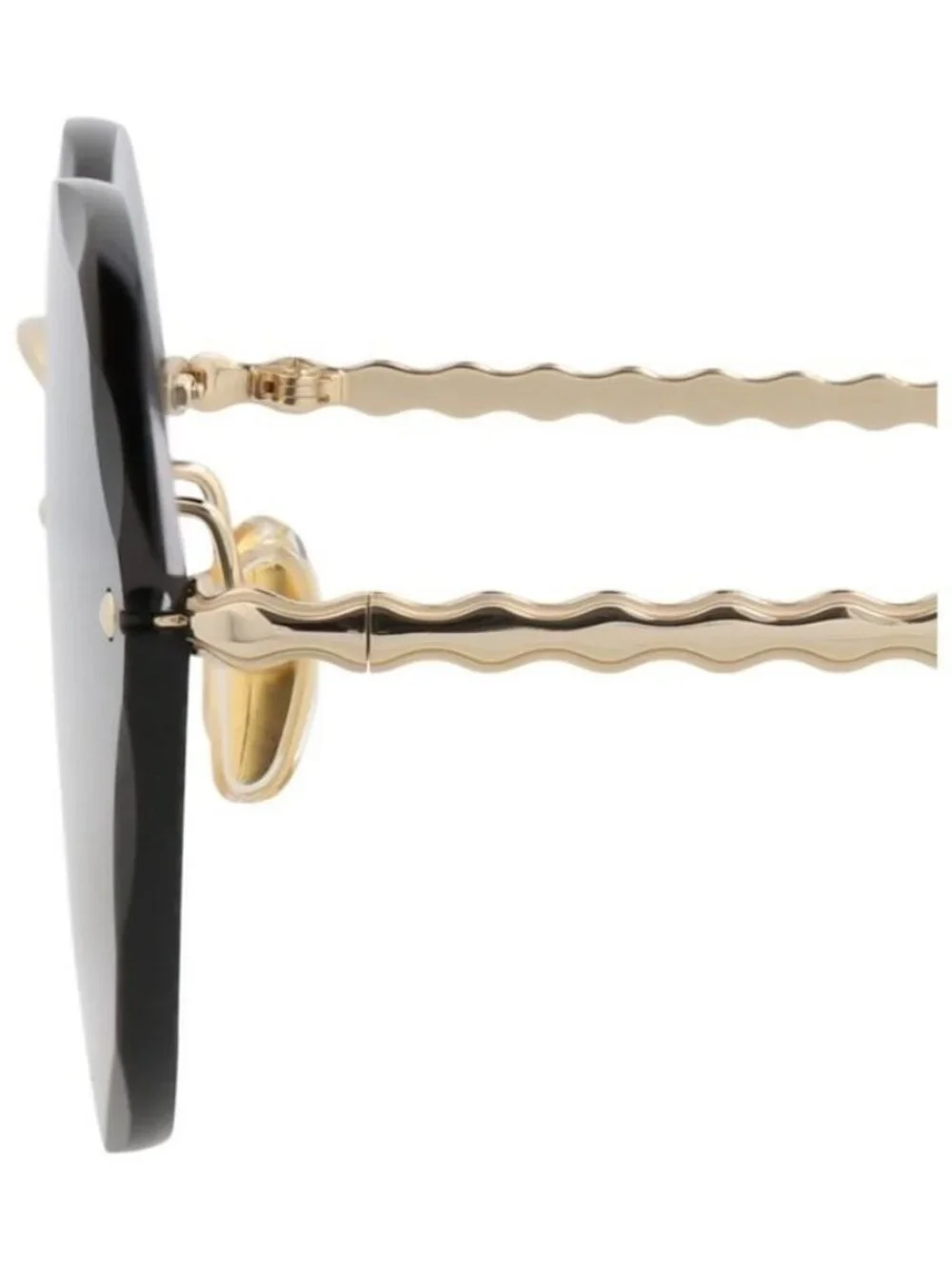 New Chloé Womens Cat Eye Gold Gold Grey Fashion Designer Sunglasses